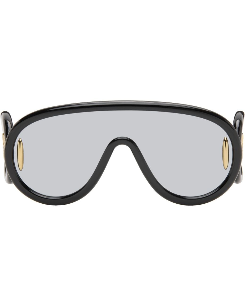 Loewe Gray Wave Mask Sunglasses