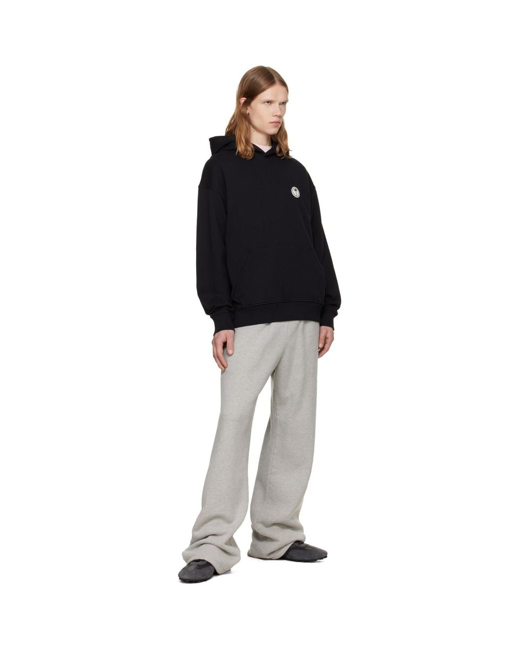 Palm Angels Black Palm Tree Regular Hoodie for men