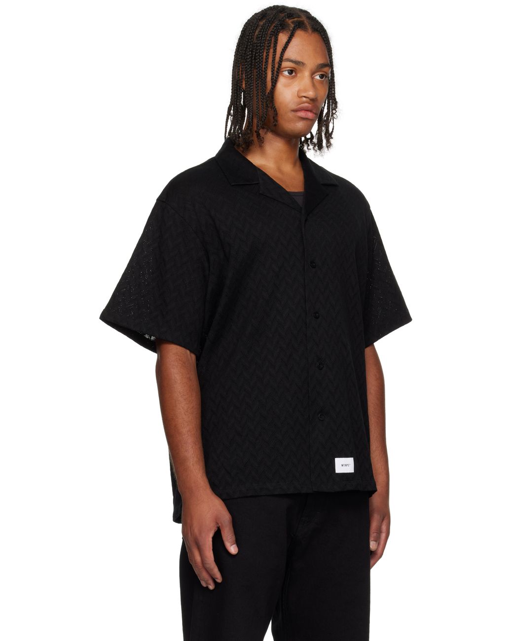 WTAPS HERRINGBONE. TEXTILE　2025SS シャツ WTAPS Herringbone Shirt in Black for Men | Lyst