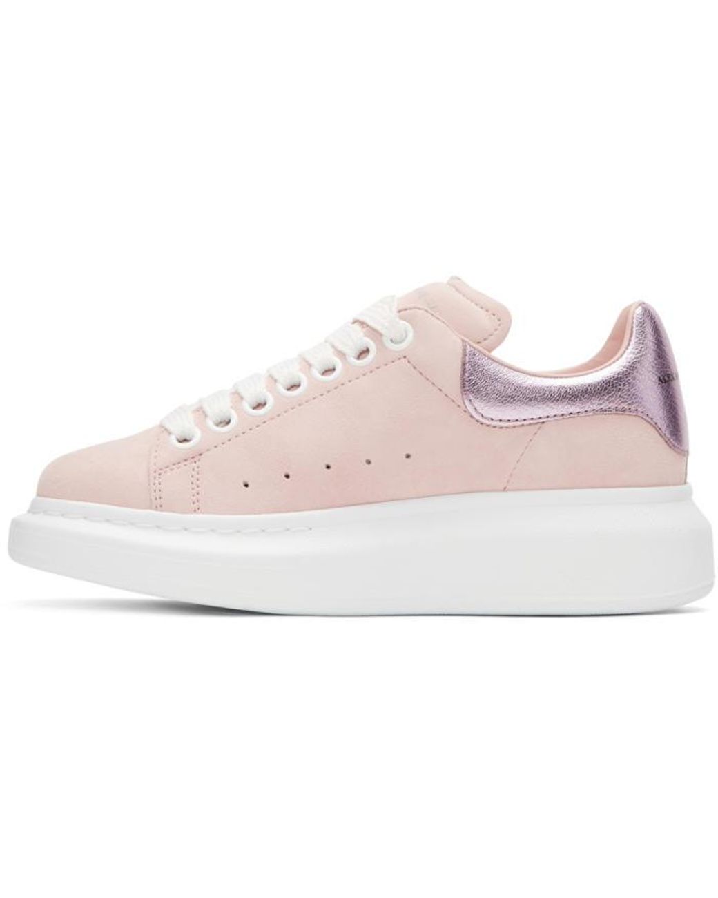 Alexander mcqueen hotsell pink suede
