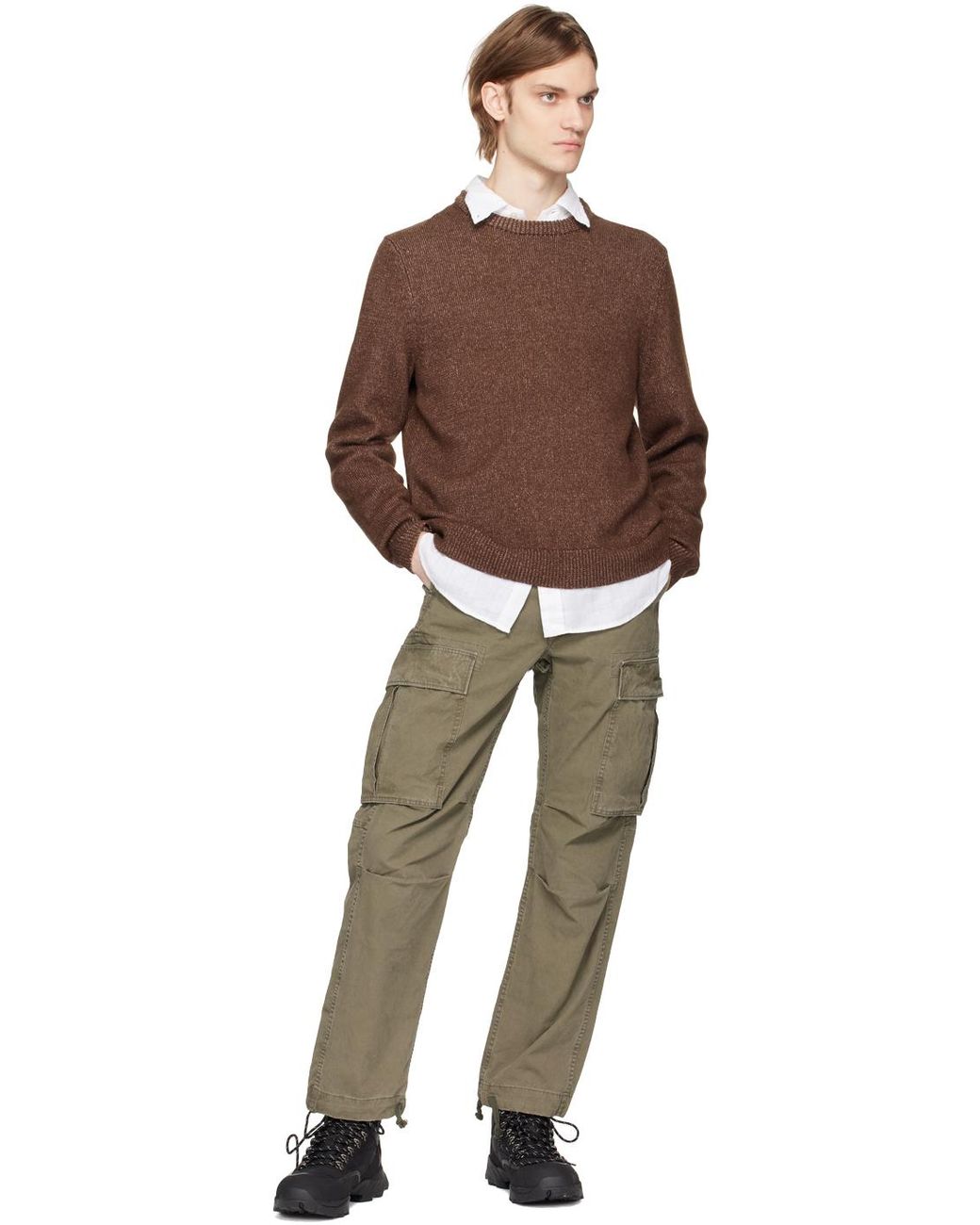 RRL Surplus Cargo Pants in Natural for Men | Lyst Canada