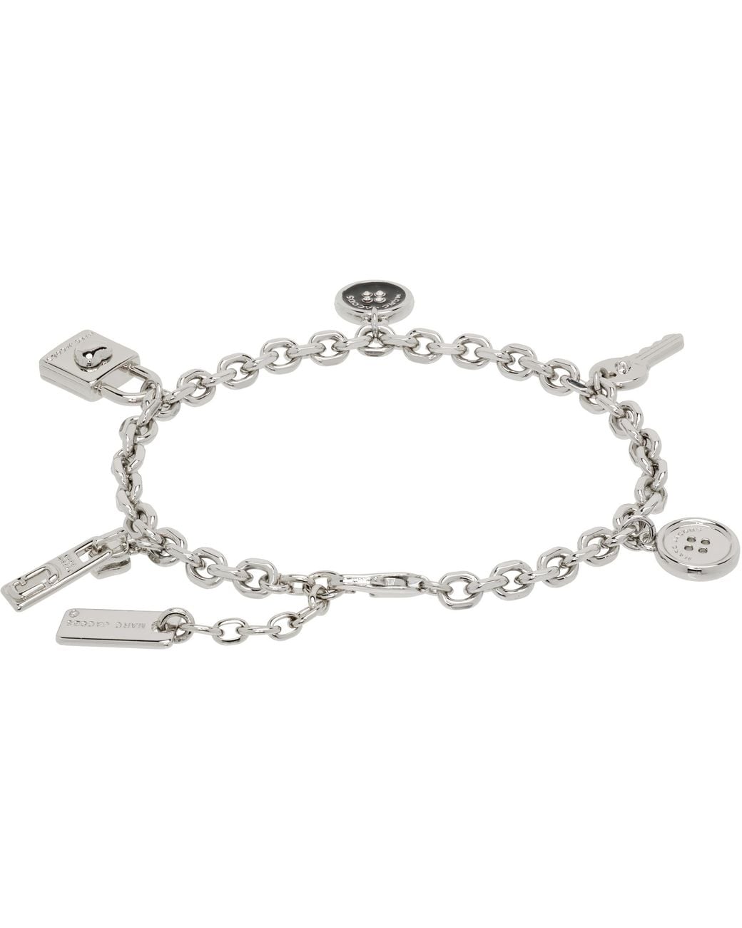Marc Jacobs Black Button Charm Bracelet