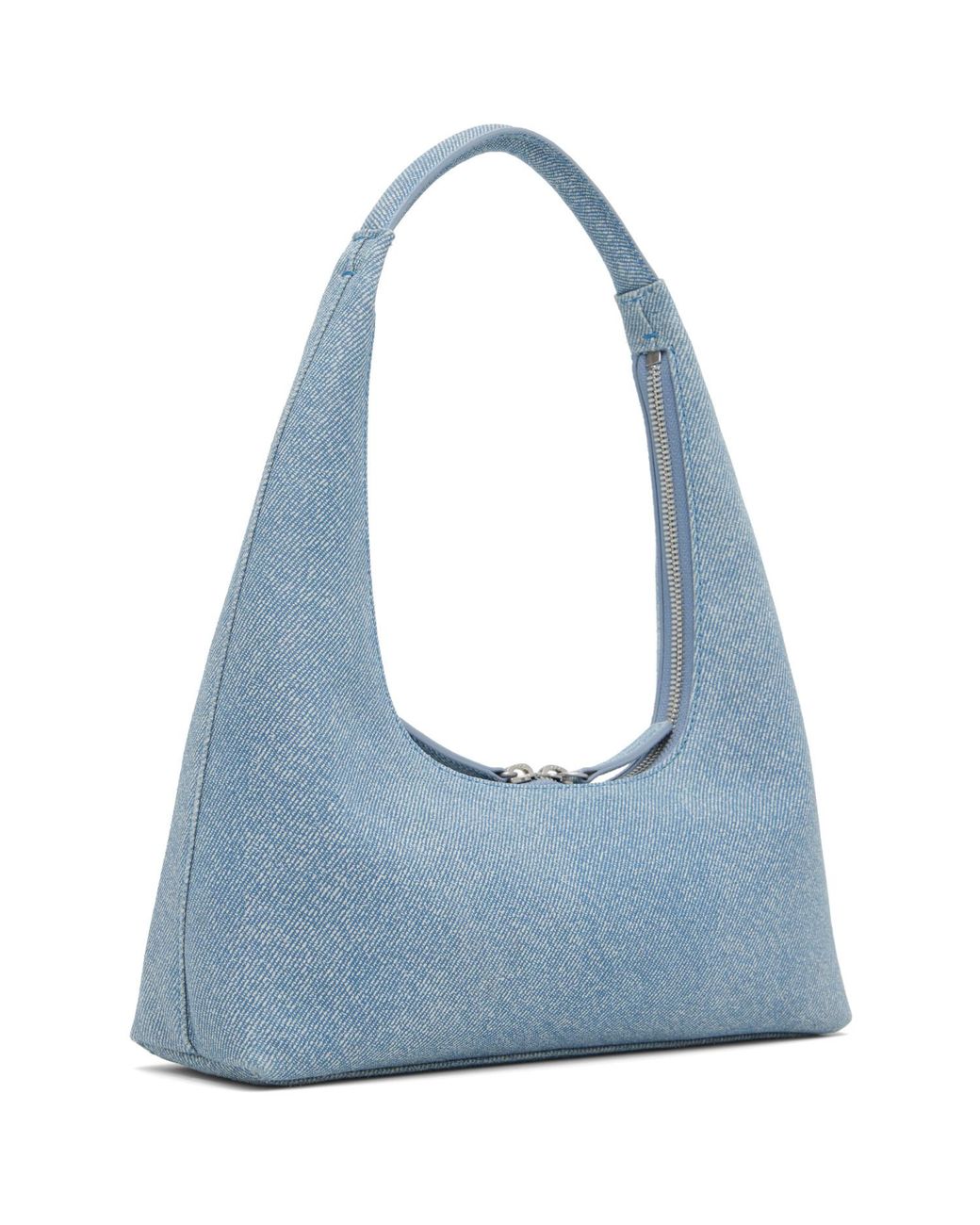 MARGE SHERWOOD Blue Leather Shoulder Bag