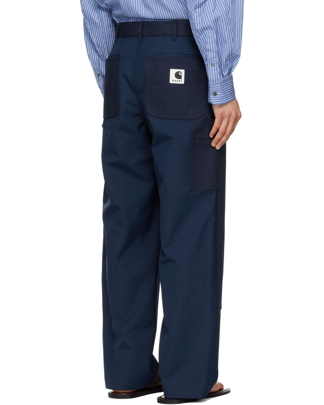 パンツ sacai Carhartt WIP Duck Pants BLUE 3 Sacai x Carhartt WIP Duck Pants 