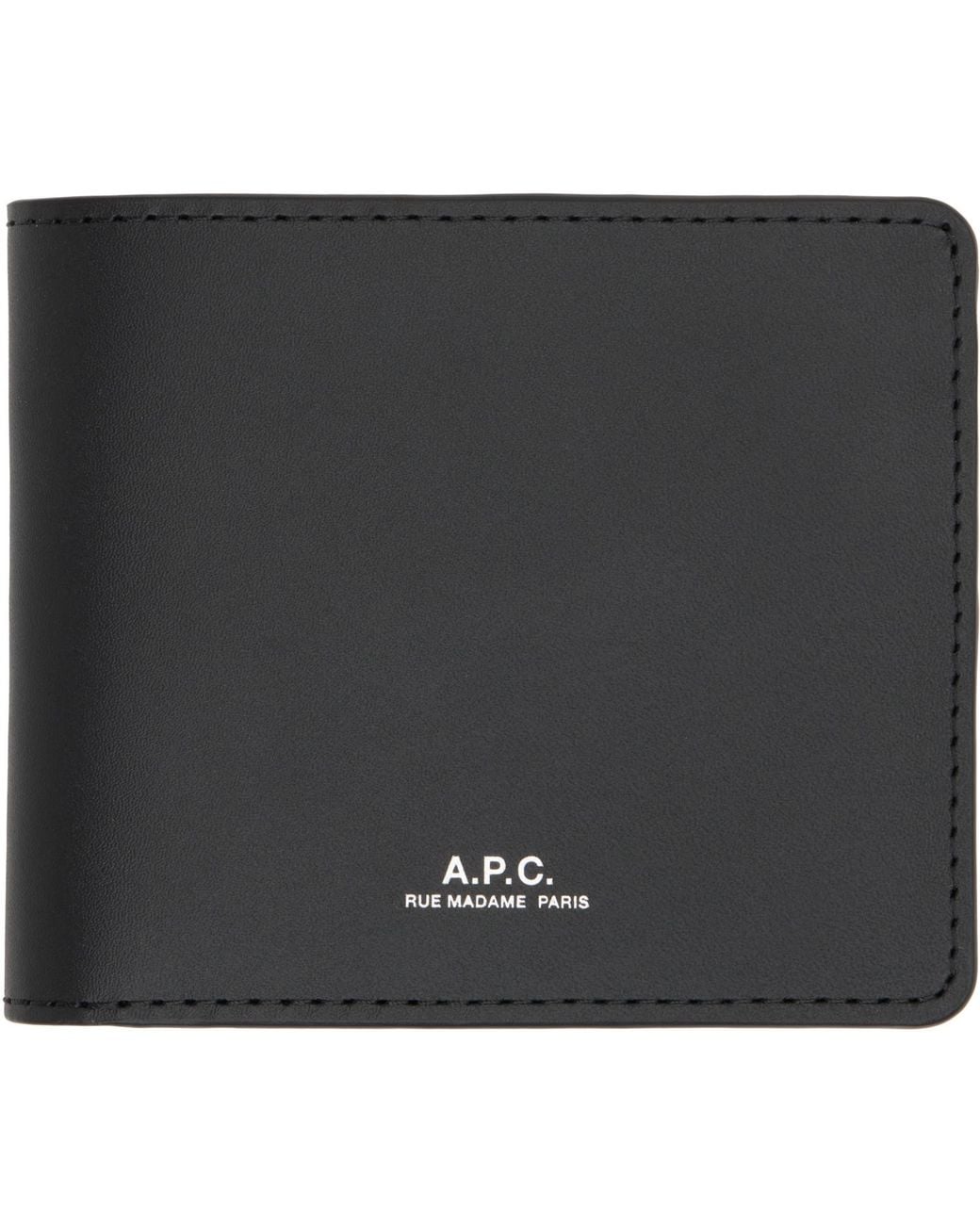 A.P.C. Black London 2.0 Wallet for men