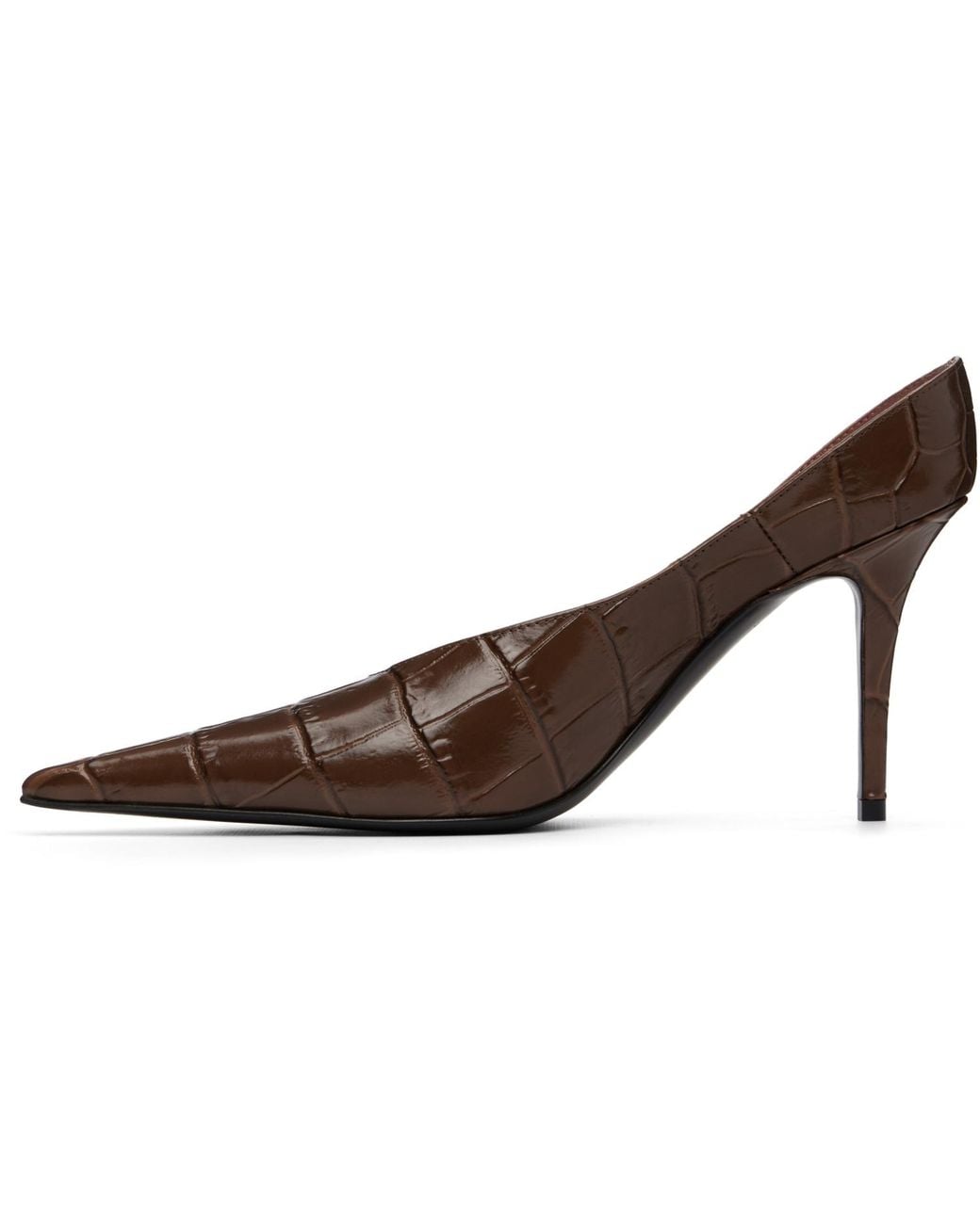 AMINA MUADDI Black Anok Mule 90 Heels