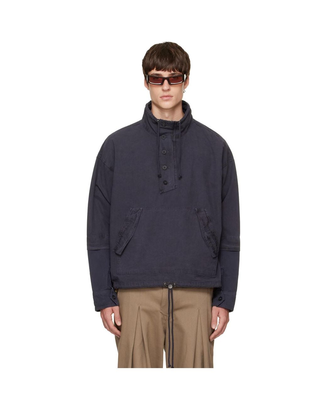 Entire studios Blue Bowery Anorak for men