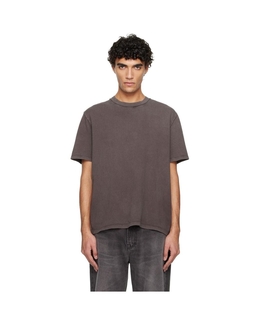 Our Legacy Purple Box T-Shirt for men