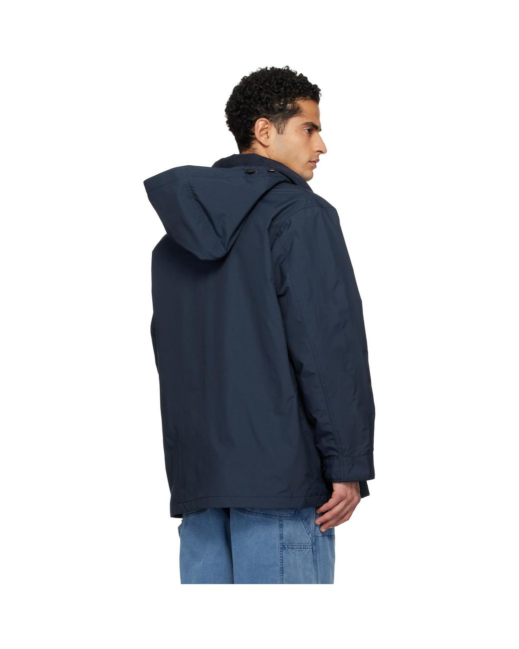Nanamica Blue 2L Pertex Unlimited Field Jacket for men