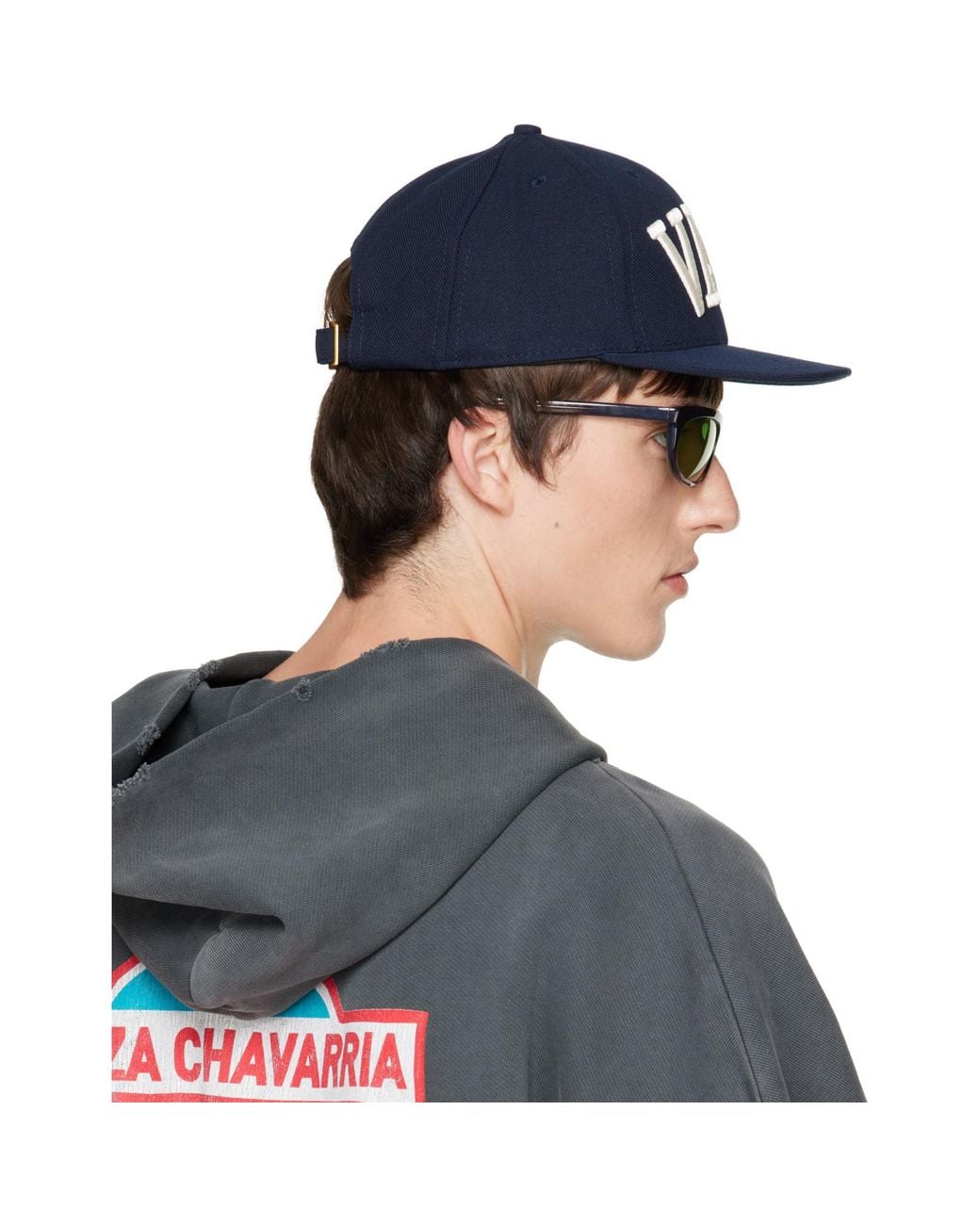 Willy Chavarria Blue 'Vato' Cap for men