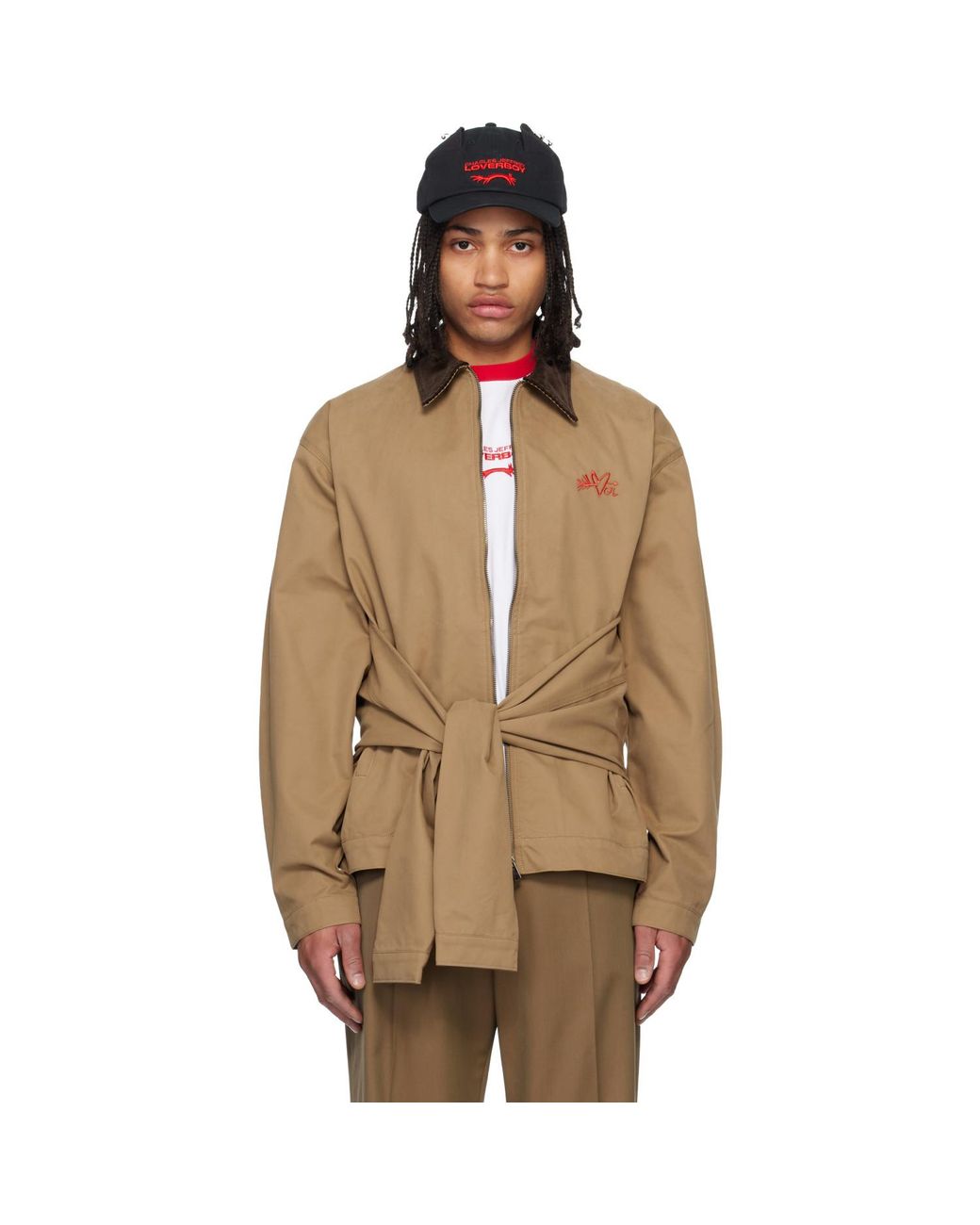 Charles Jeffrey Natural Tan Hug Jacket for men