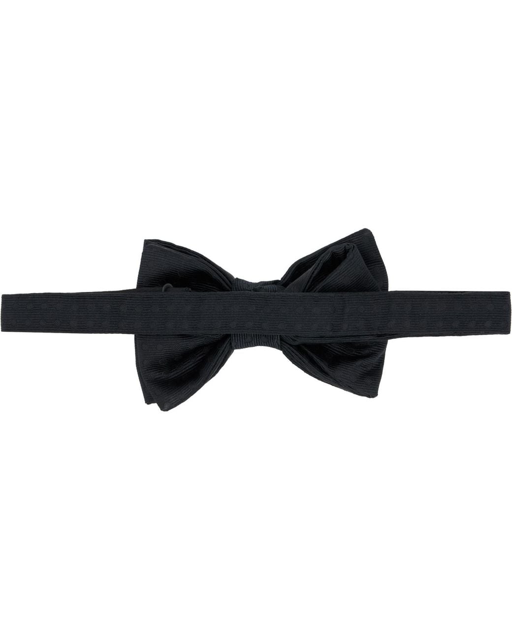 Tom Ford Black Polka-Dot Bow Tie for men
