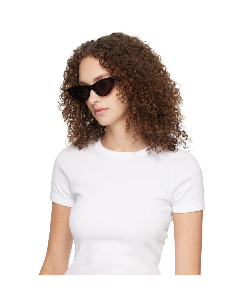 Anine Bing Black Marsais Sunglasses