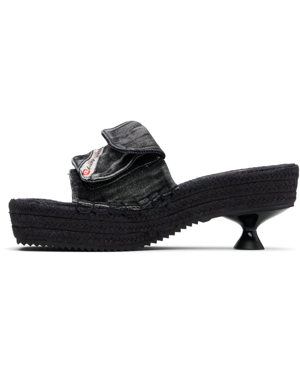 【関税込み】Diesel ブラック D-Ibiza 40 Pck ヒールサンダル Diesel D-Ibiza 40 PCK Mules | Black | FARFETCH