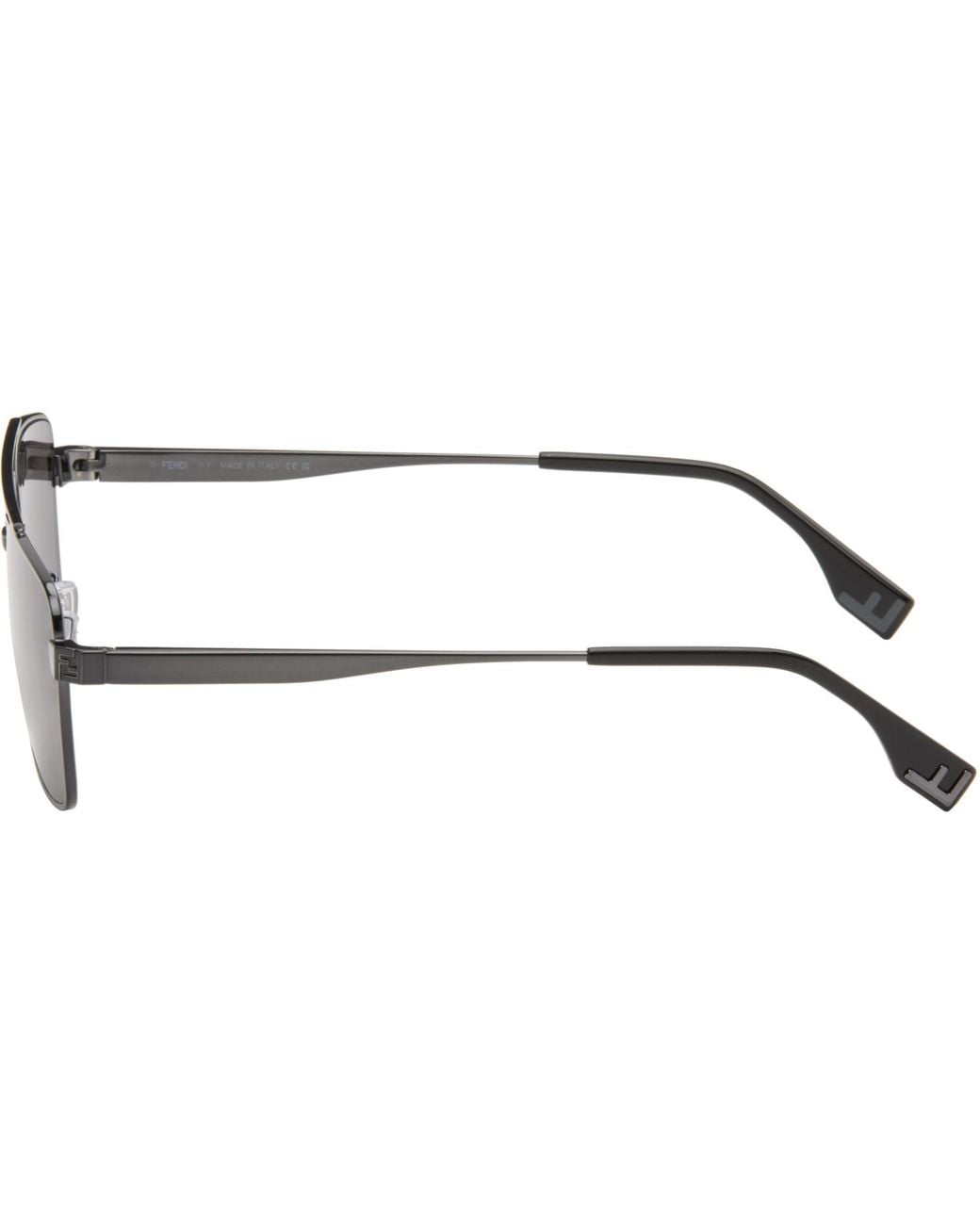 Fendi Gray Gunmetal Sky' Sunglasses for men