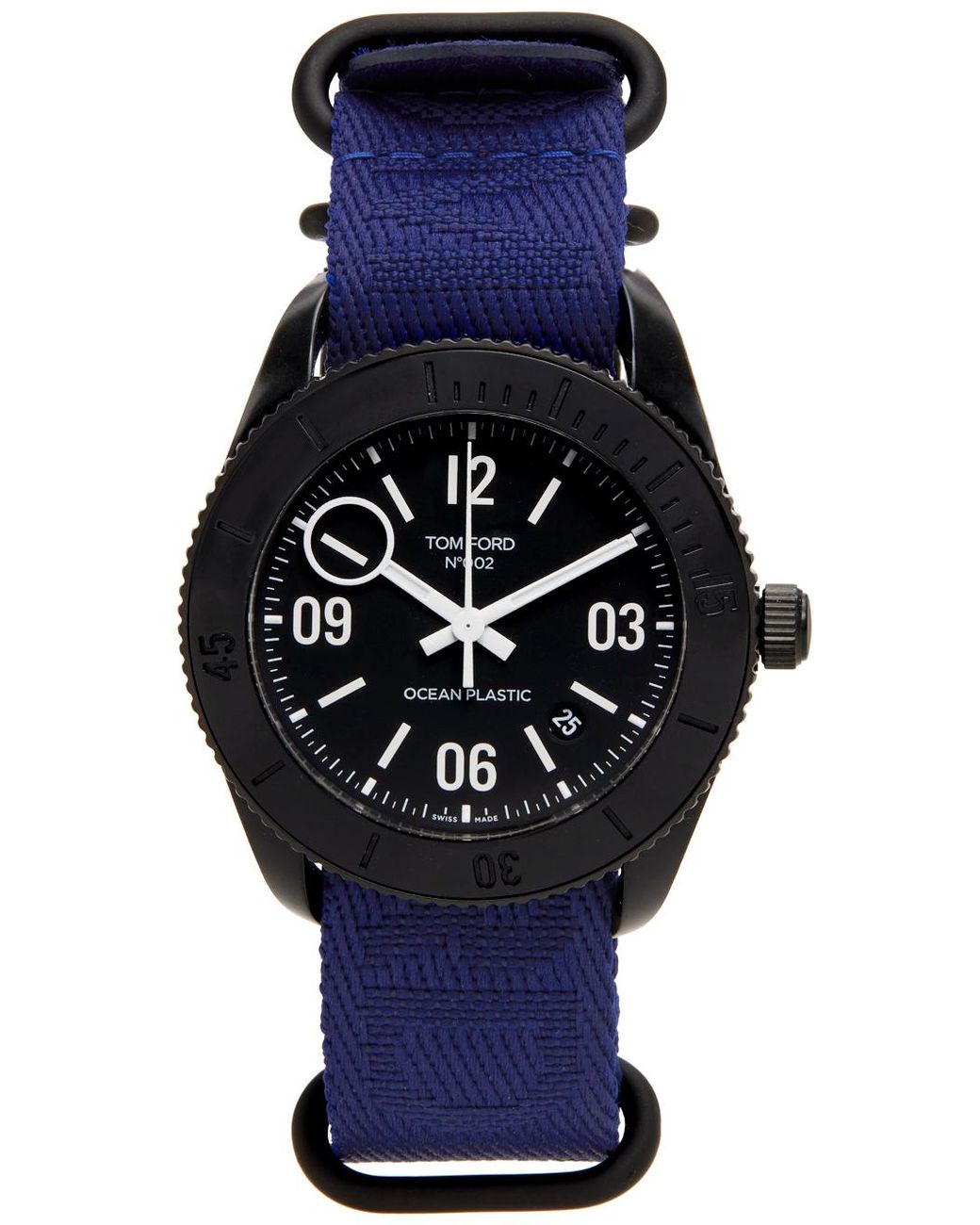 Tom Ford Blue No.002 Ocean Plastic Sport Watch for Men | Lyst
