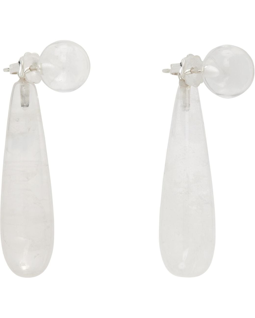 Sophie Buhai White Small Angelika Earrings