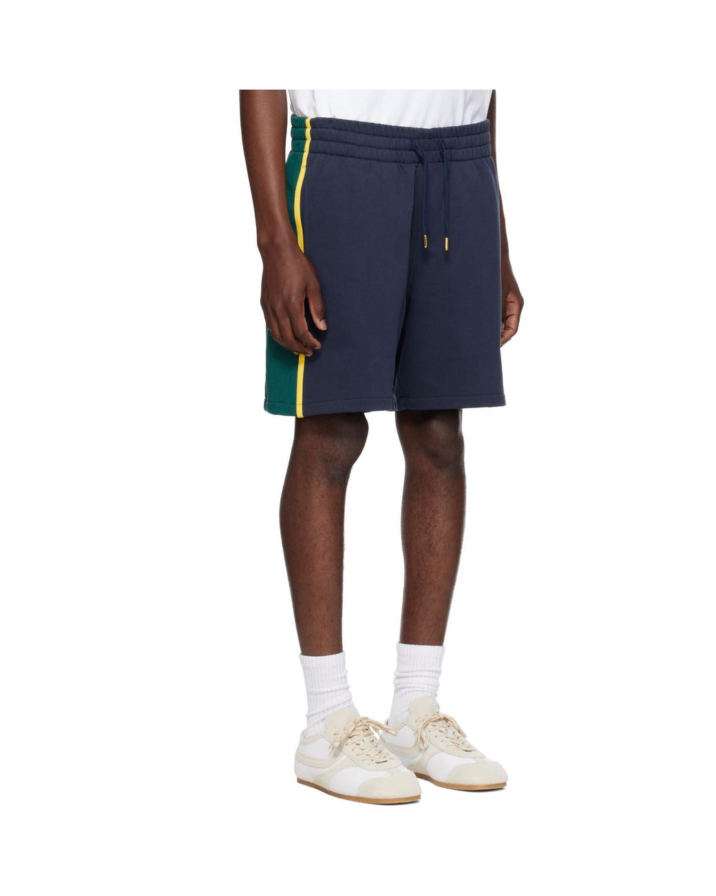 Casablanca Blue Panelled Sweat Shorts for men