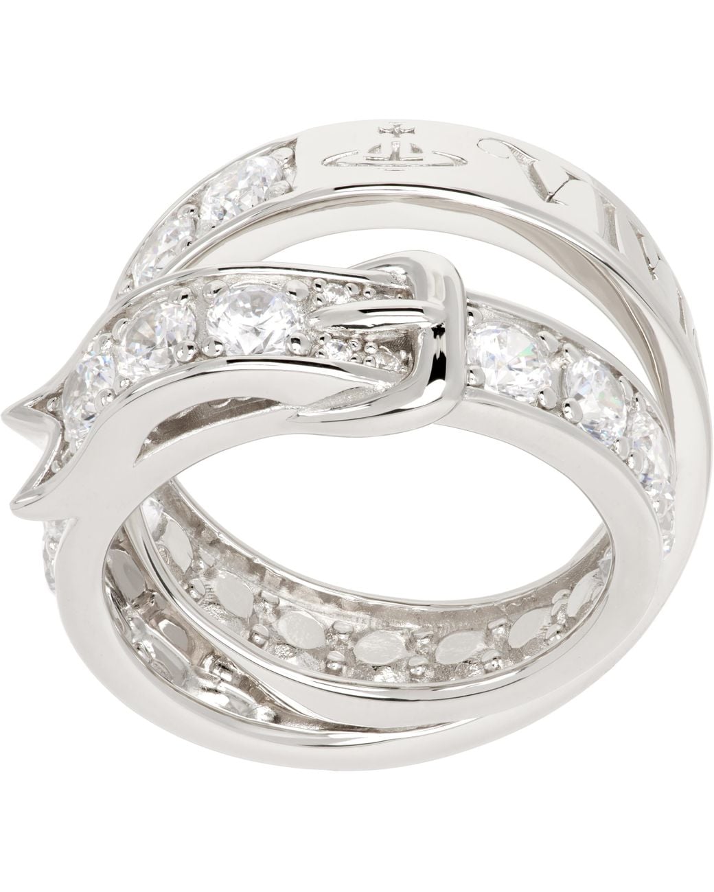 Vivienne Westwood New Belt Ring in Metallic for Men | Lyst