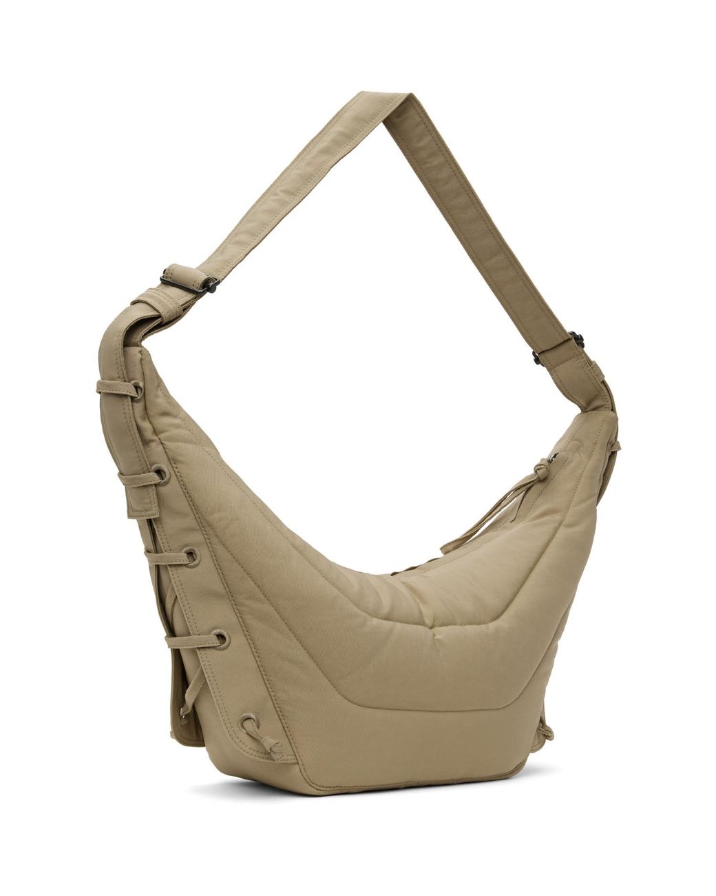 Lemaire Metallic Medium Soft Game Bag for men