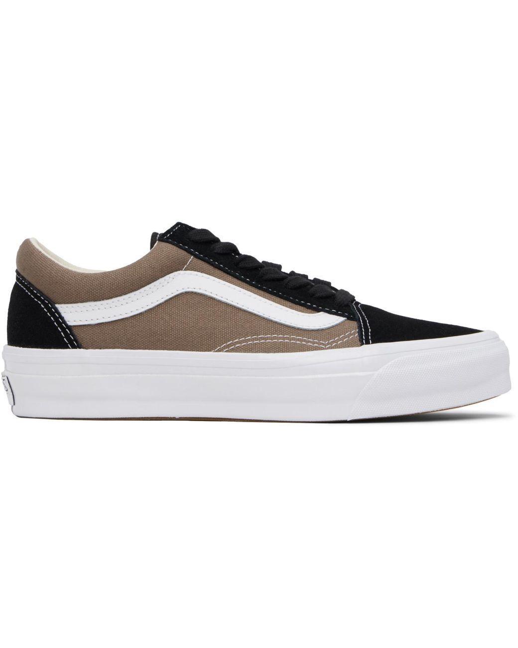 Vans Black Taupe Premium Old Skool Sneakers for men