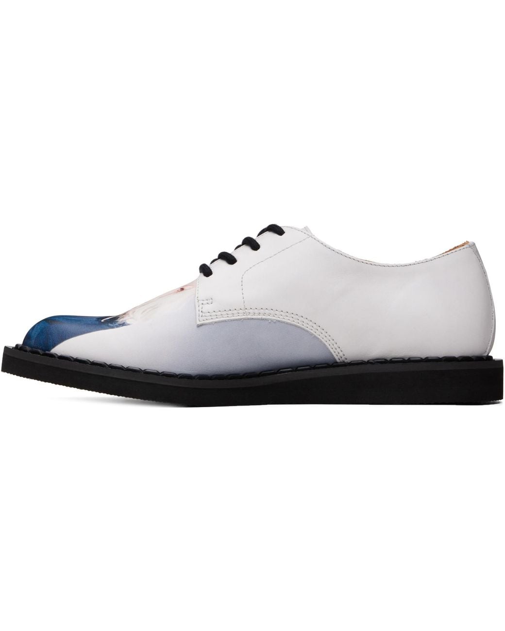 Undercover White George Cox Edition 4 Eyelet Derbys for men