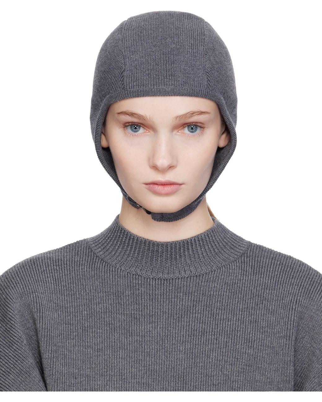 Jean Paul Gaultier グレー 'The Garter Strap' ビーニー グレー | Lyst