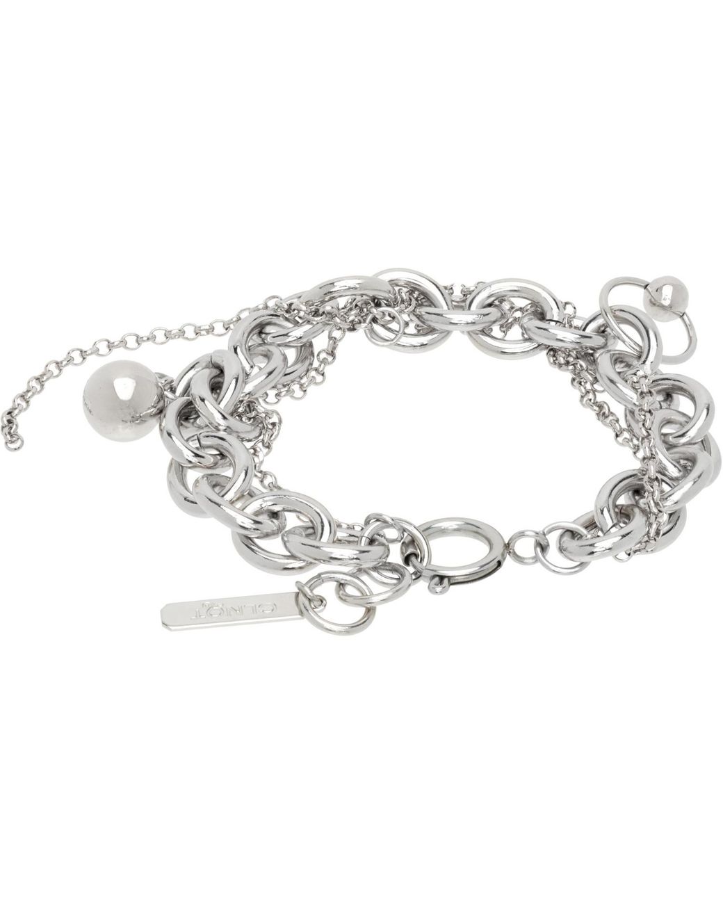 Justine Clenquet Metallic Lewis Bracelet for men