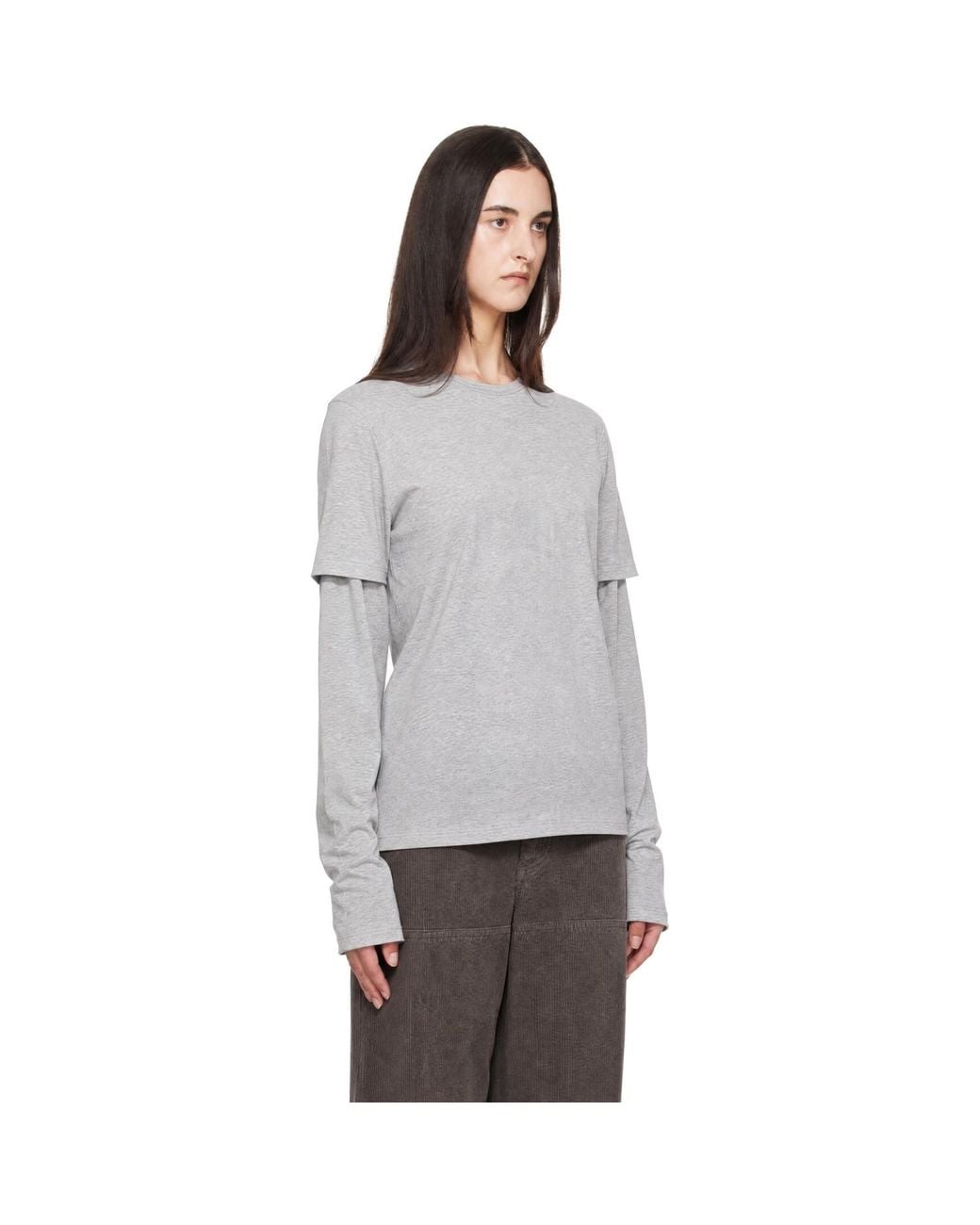 Still Here Gray 2Tee Long Sleeve T-Shirt