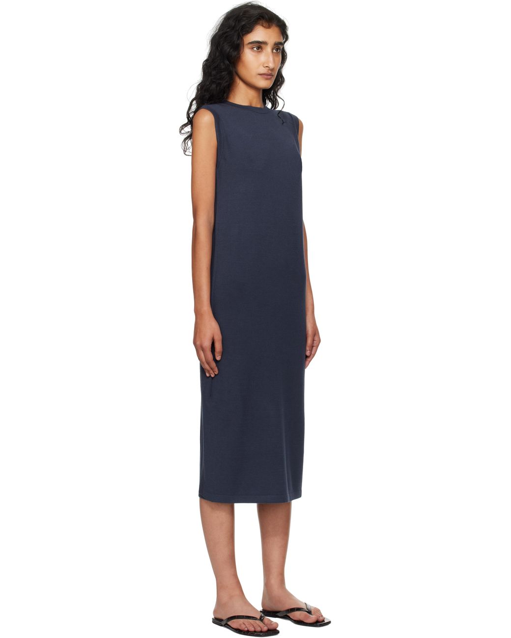 MM by Max Mara Black Aulla Midi Dress