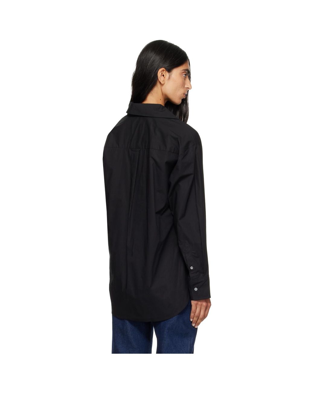 Citizens of Humanity Black Thea Boyfriend Shirt