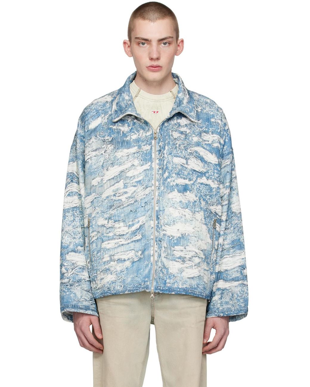 【関税込み】Diesel ブルー J-Alston ジャケット Dieselのブルー J-Alston ジャケットがセール中