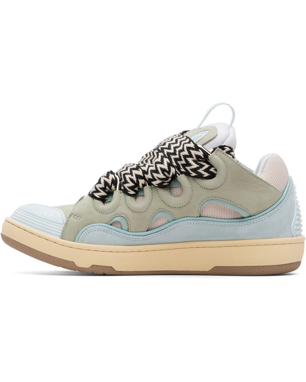 Lanvin White Curb Sneakers