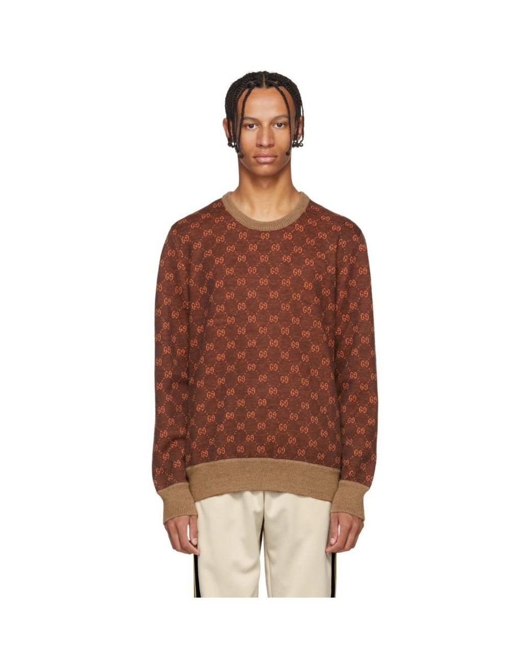 gucci orange sweater