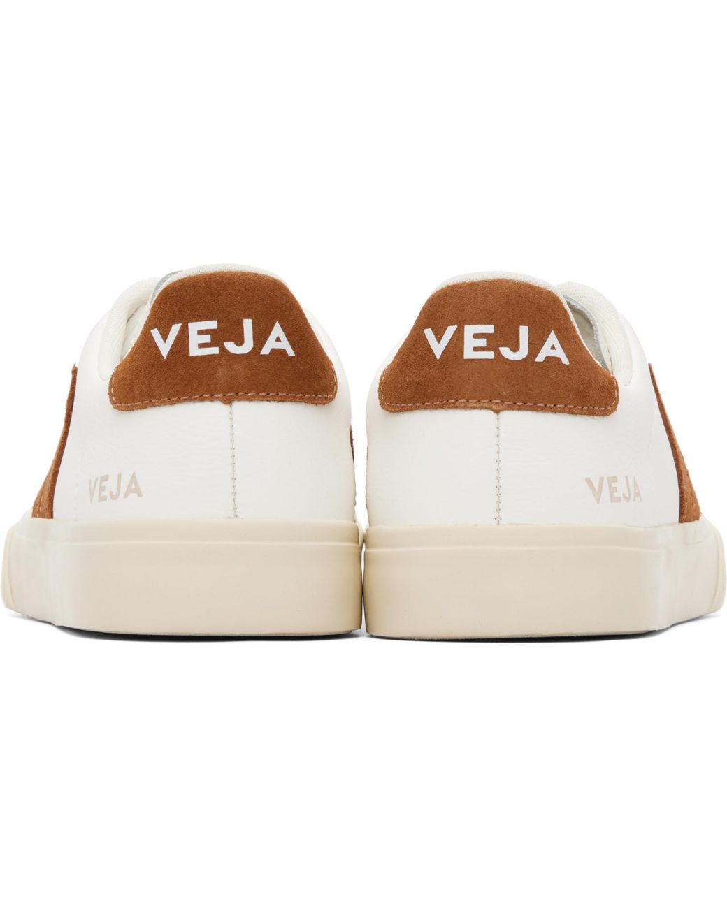 Veja Black Off- Campo Leather Sneakers for men