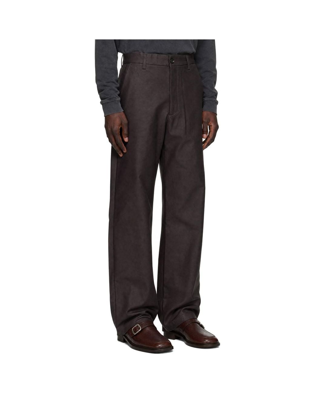colbo Black Chino Trousers for men