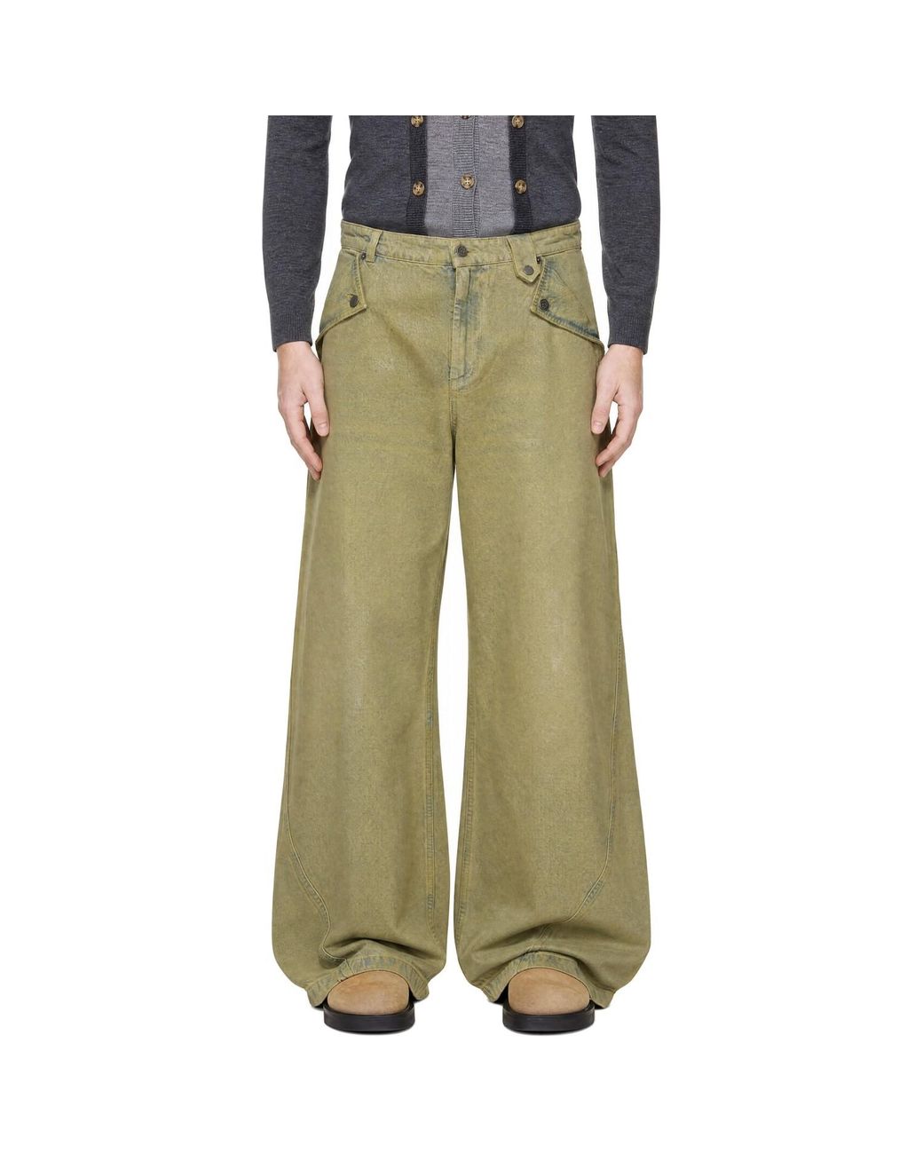 Jean Ample Vert Egonlab pour homme en coloris Green