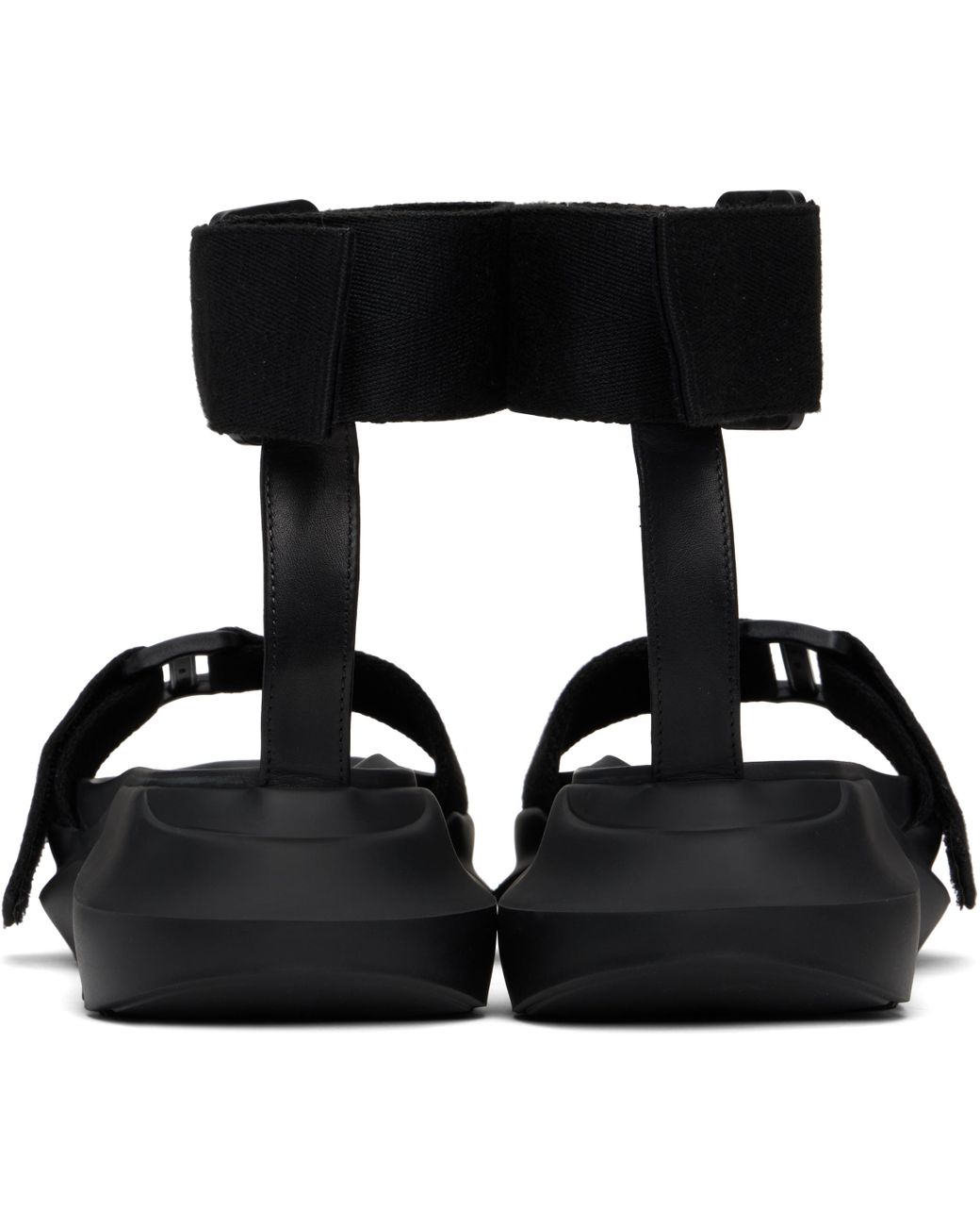 【Rick Owens】Hollywood Spartan Geth ストラップサンダル Rick Owens Hollywood Strap Spartan Geth Slide Sandals in