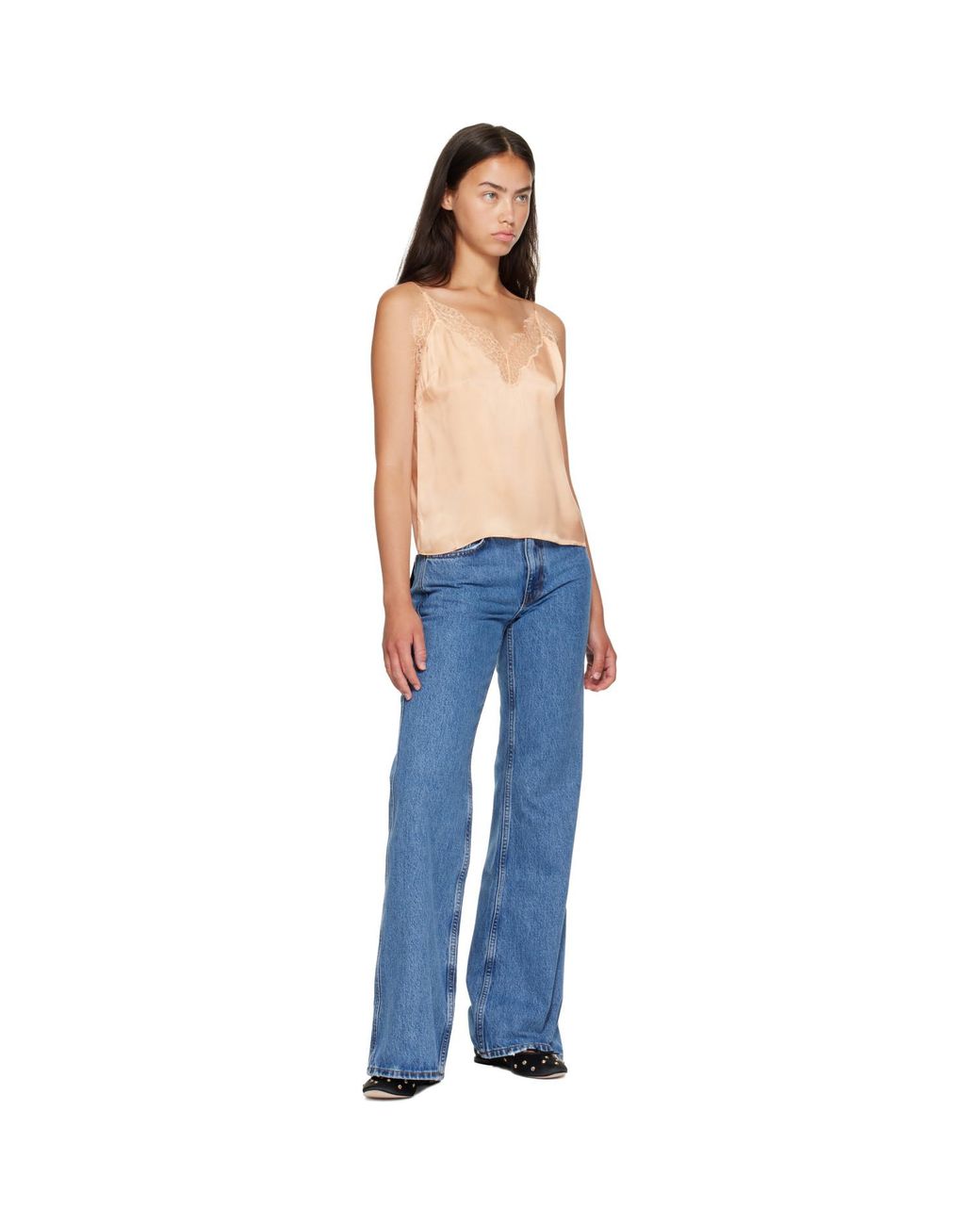 Anine Bing Blue Wyatt Jeans