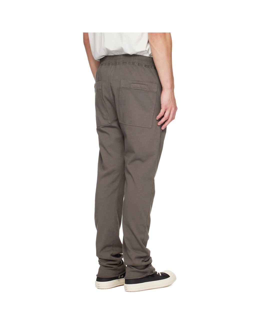 Rick Owens Gray Tower Berlin Drawstring Sweatpants for men