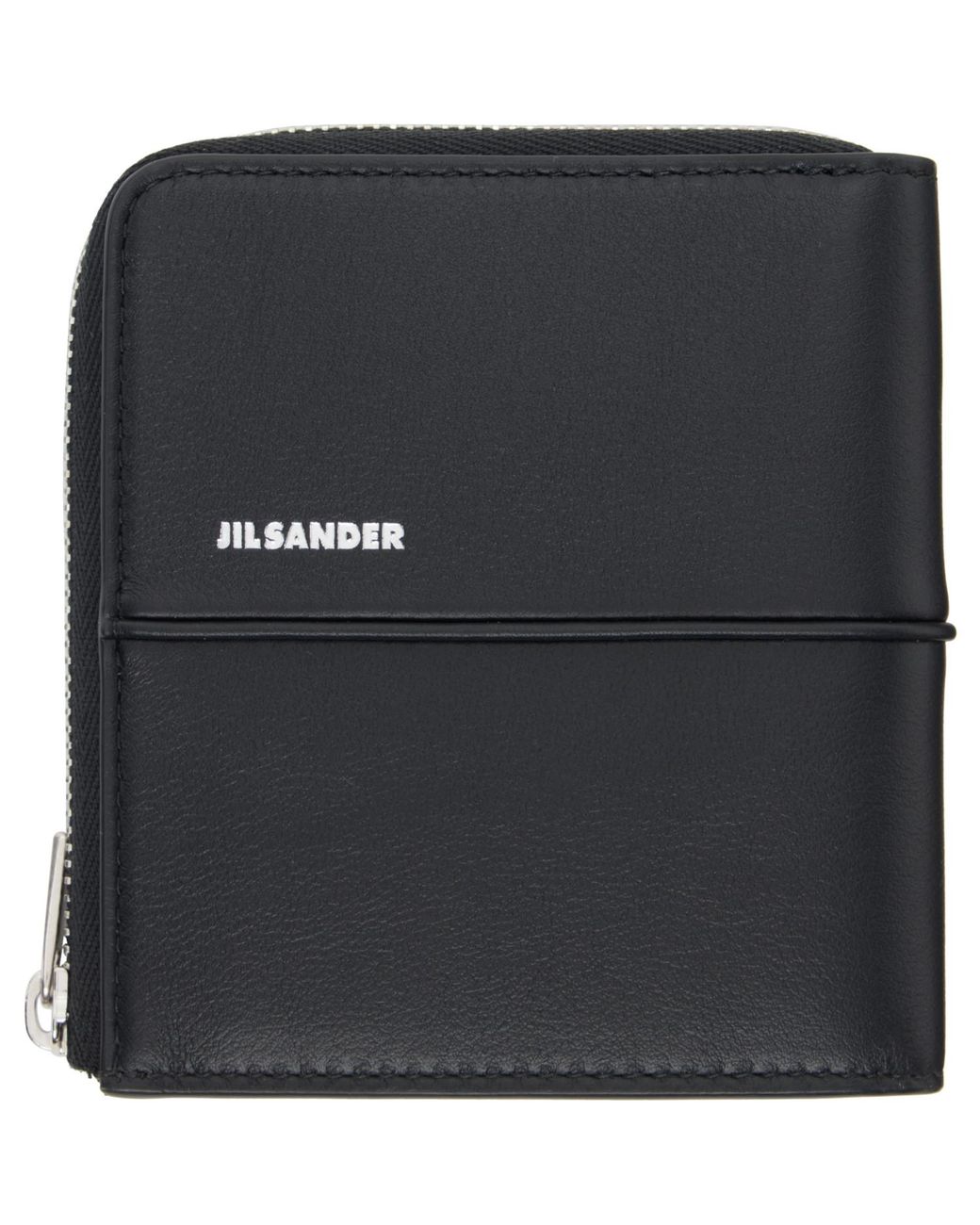 Jil Sander Black Linea Card Holder for men