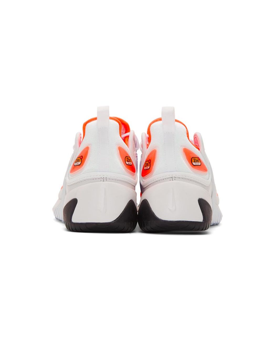 marketing Interconnect Smooth Nike Leather Off-white And Orange Zoom 2k Sneakers | Lyst