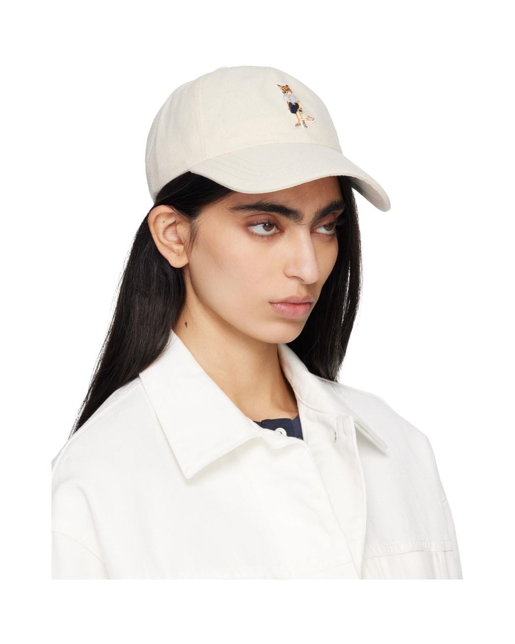 Maison Kitsuné Natural Dressed Fox Cap