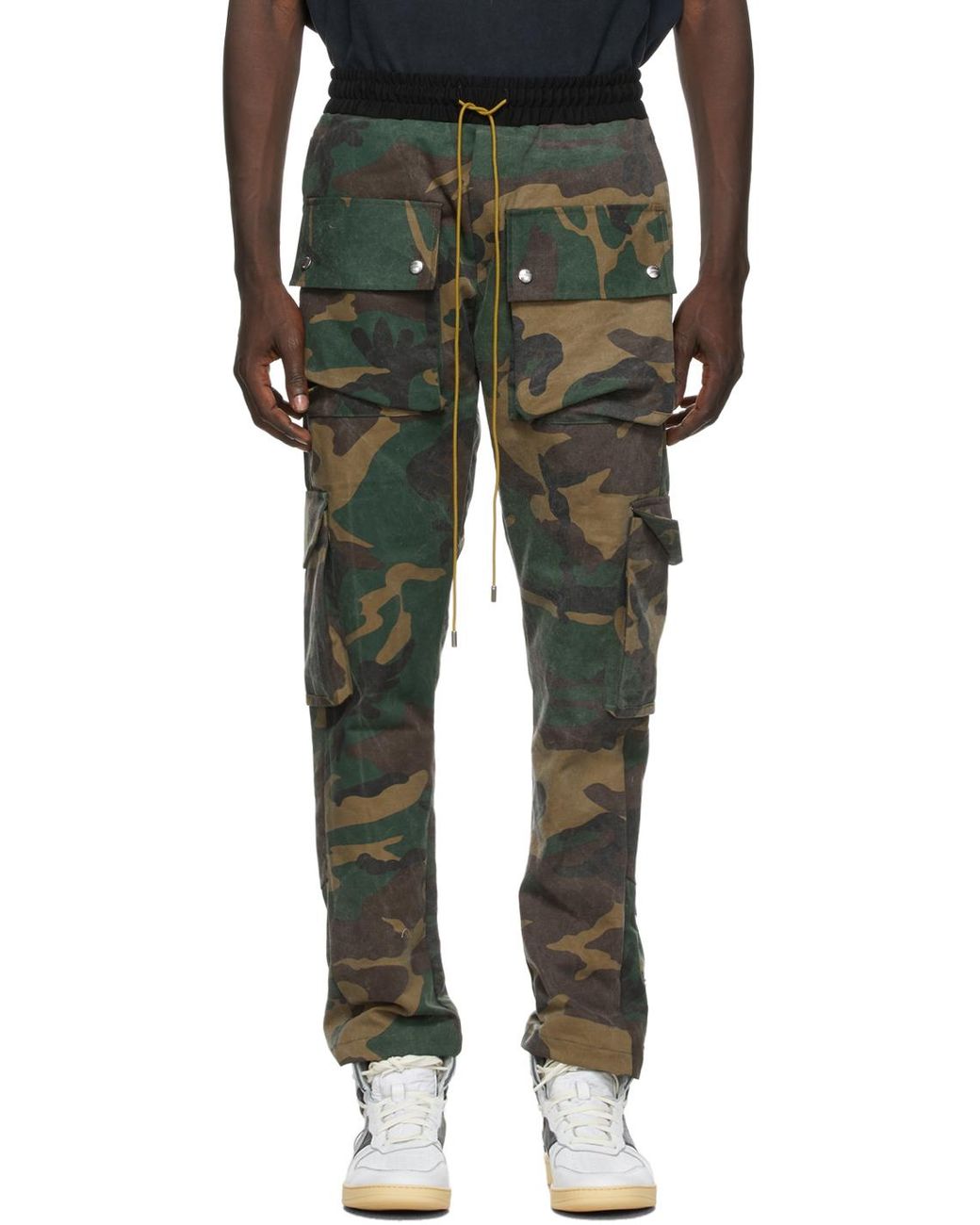 Rhude Ssense Exclusive Green Camo Rifle Cargo Pants for Men | Lyst