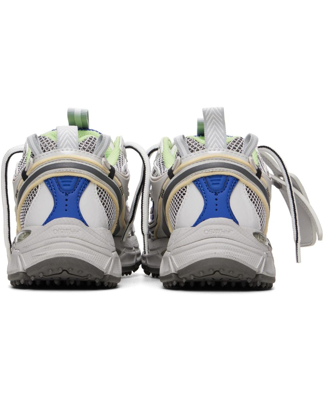 Off-White c/o Virgil Abloh Gray 'Be Right Back' Worn Out Sneakers