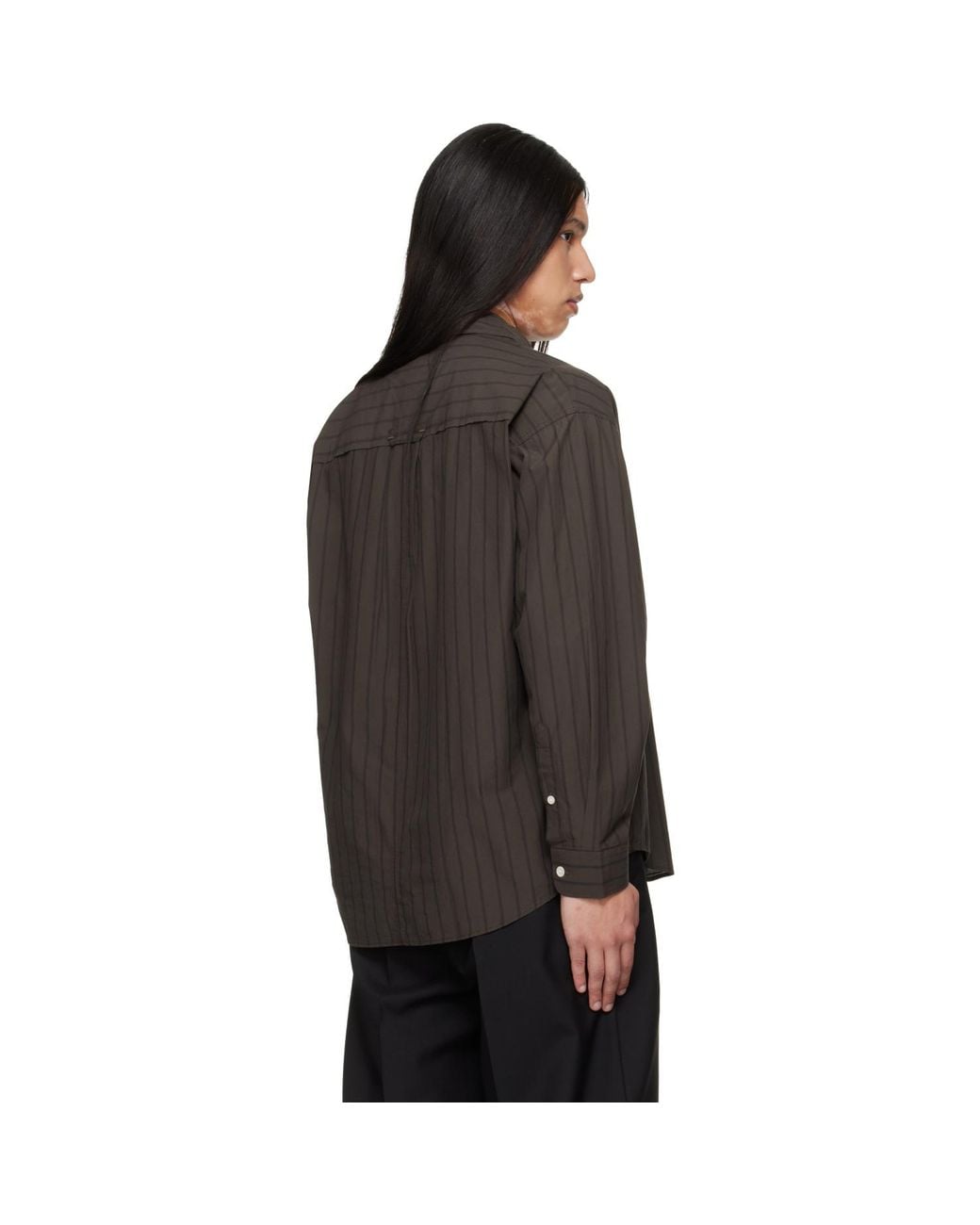 mfpen Black Essay Shirt for men
