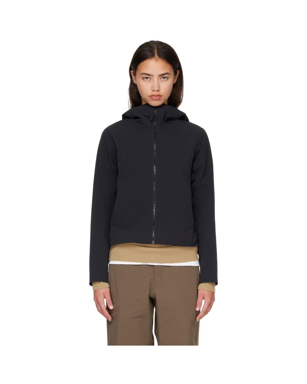 Veilance Black Focal Hoody Jacket