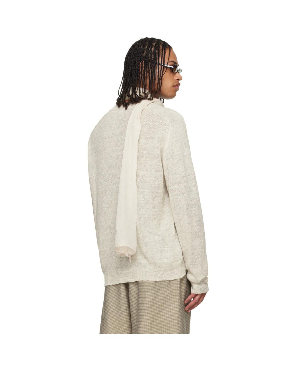 Our Legacy Multicolor Off- Rue V-Neck Sweater for men