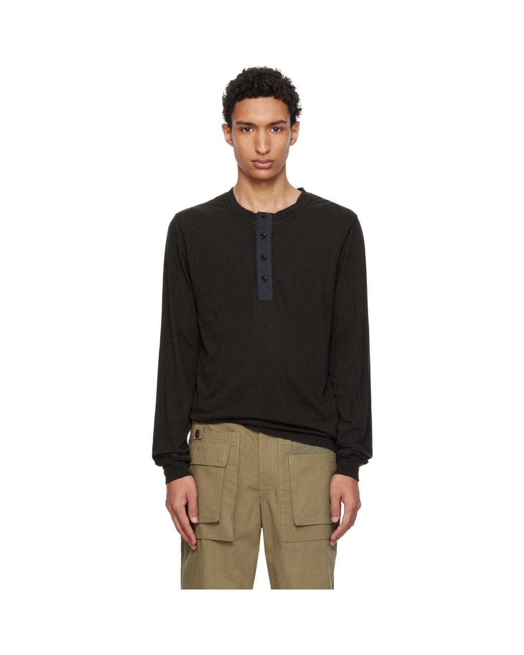 Isabel Marant Black Leigh Henley for men