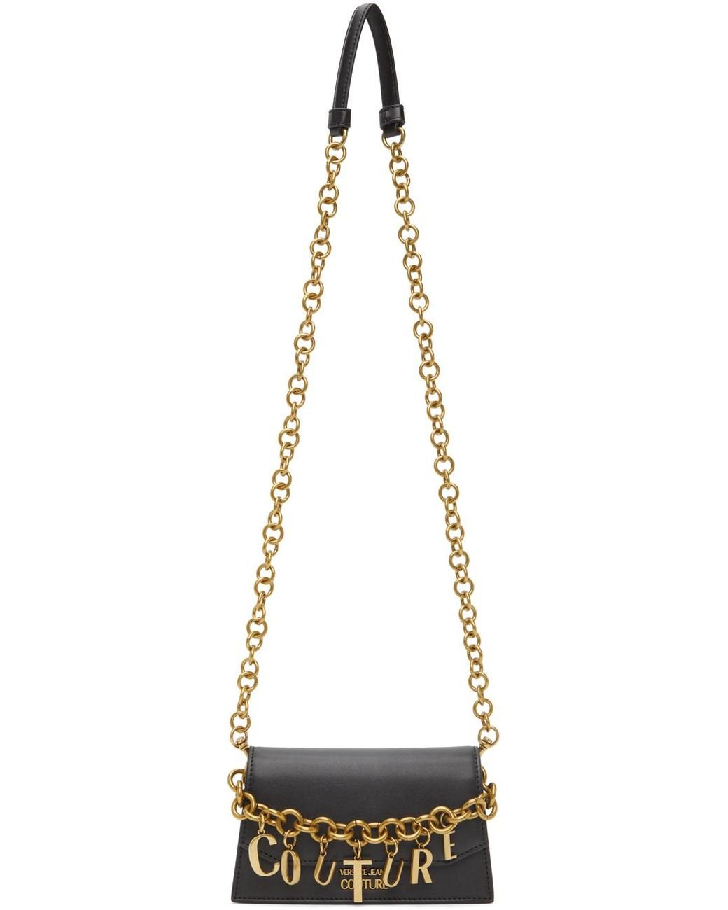 Versace Jeans Couture Black Large Charms Bag Lyst UK